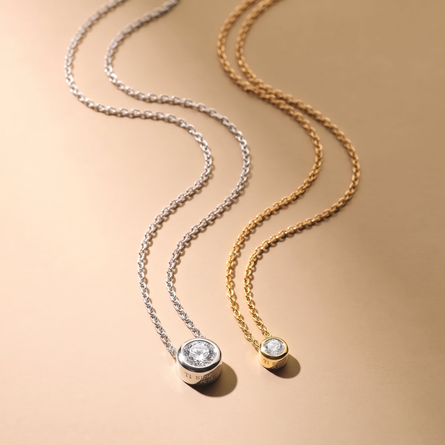 CZ Bezel Solitaire Necklace