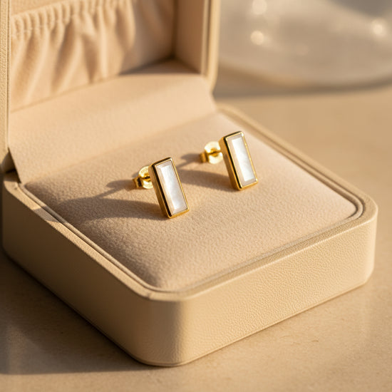 "Empire" Gemstone Stud