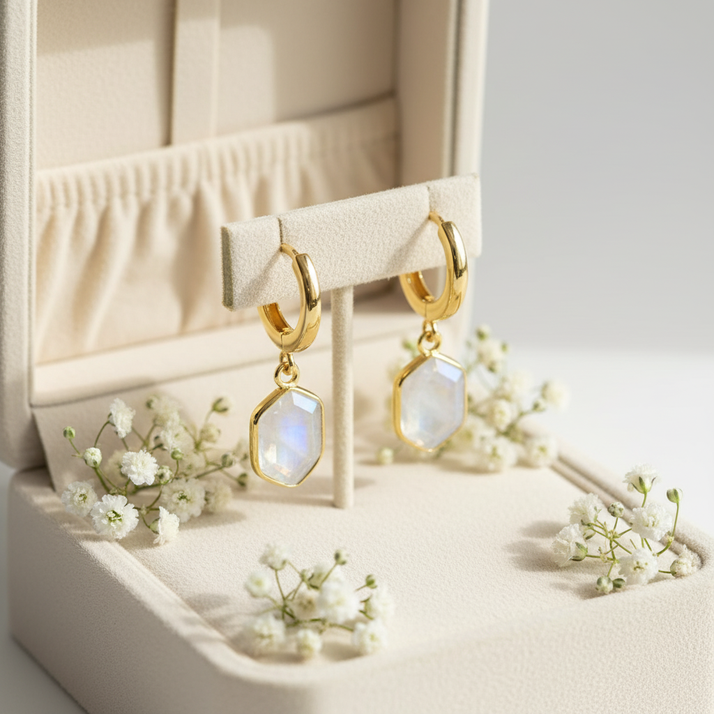 "Geo" Huggie Dangles