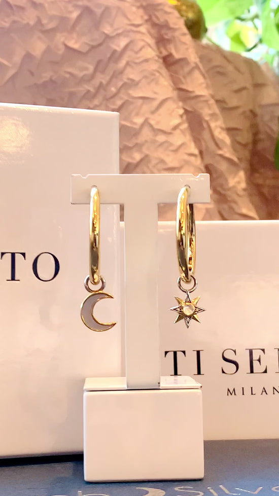 Small Celestial Hoop Charm