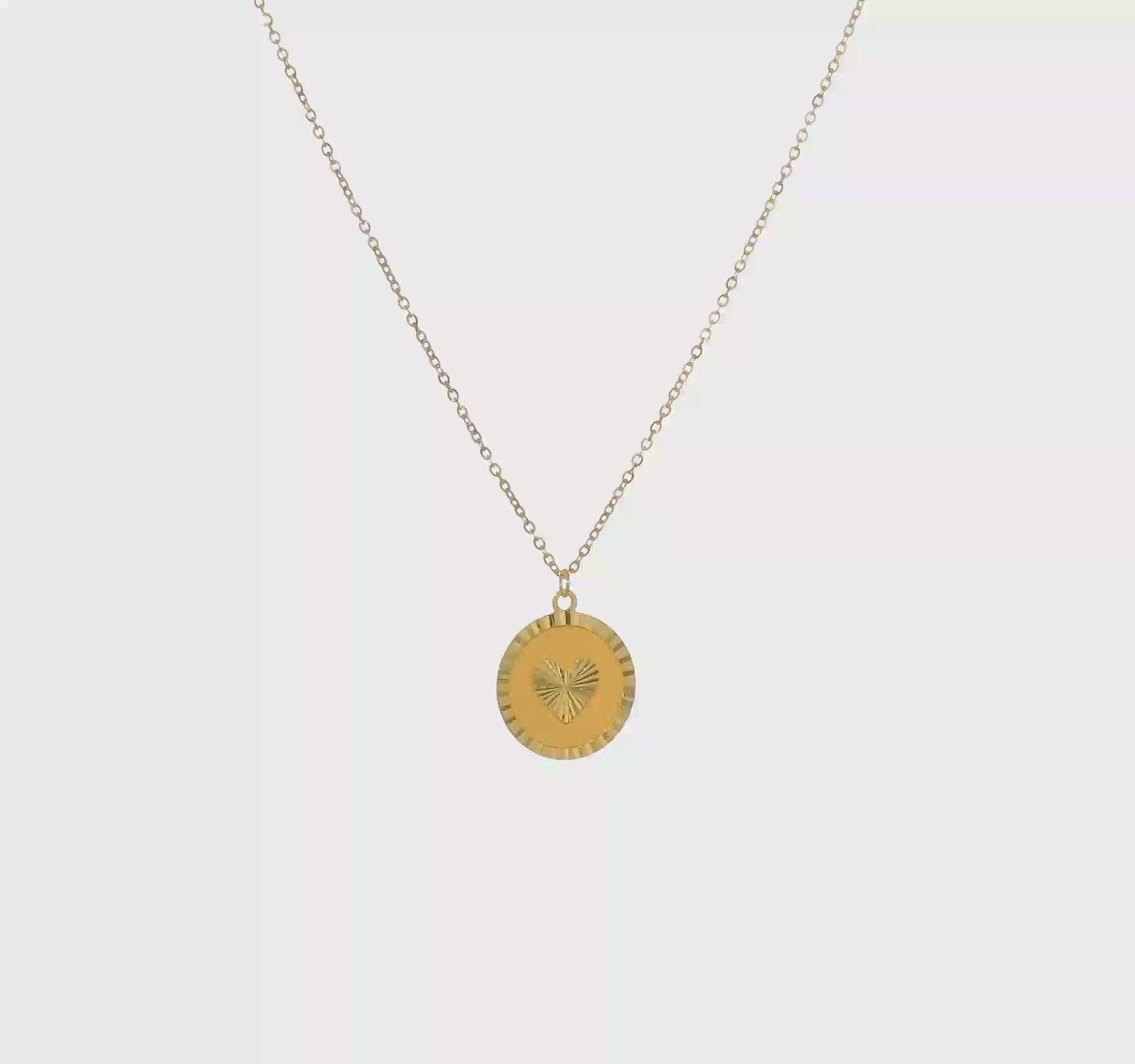 Load and play video in Gallery viewer, Diamond Cut Heart Necklace
