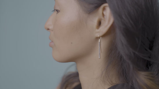 Load and play video in Gallery viewer, &amp;quot;Sparkler&amp;quot; Diamond Earrings
