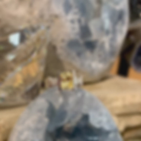 Load and play video in Gallery viewer, Yellow Sapphire and Diamond Ring
