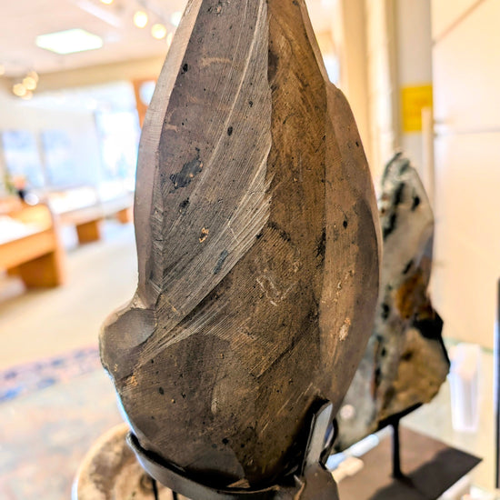 Load image into Gallery viewer, Black Drusy Geode

