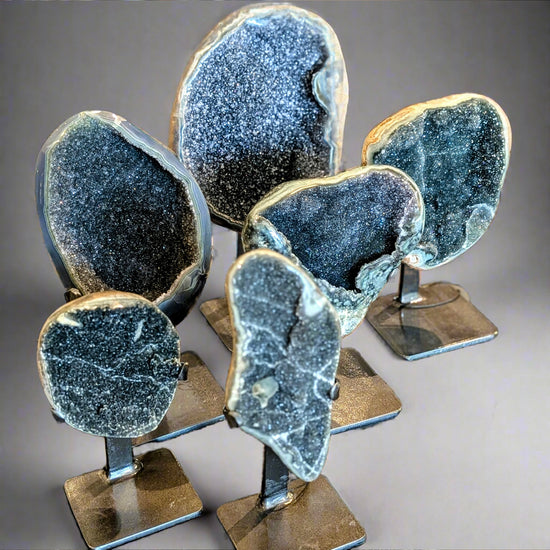 Smoky Glitz Druzy