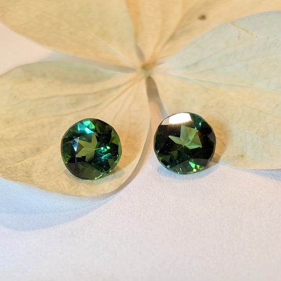 Green Tourmaline Pair, 2=1.91ct