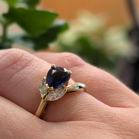 "Luann" Sapphire Ring