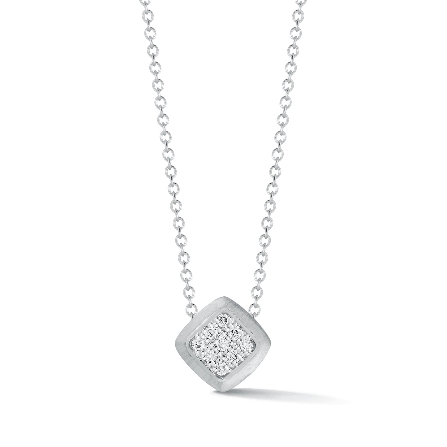 Square Frame Cluster necklace