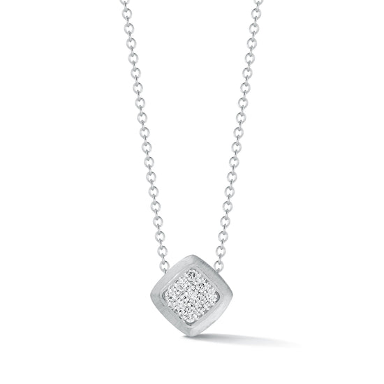 Square Frame Cluster necklace