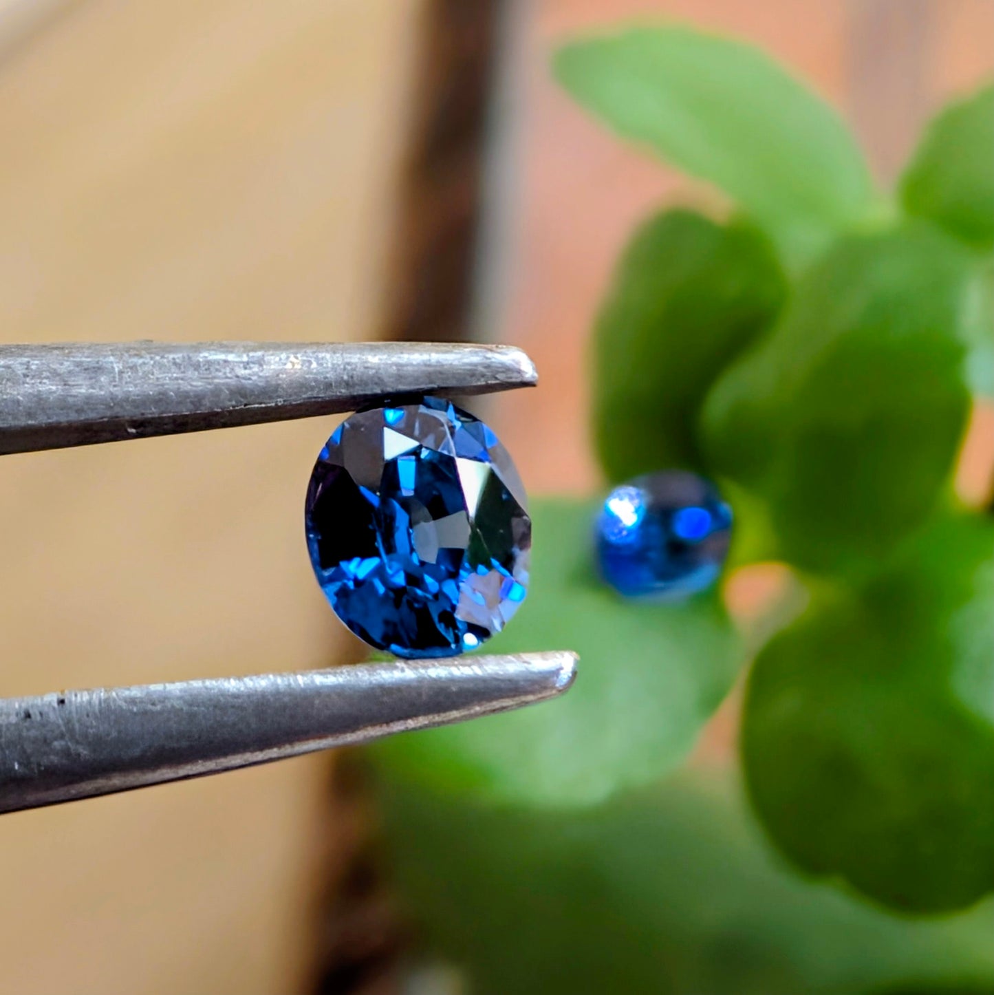 Oval Blue Sapphire Pair 2=0.54ct