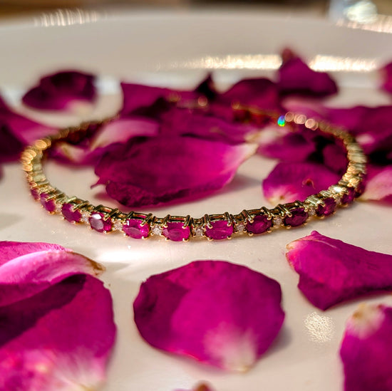 Ruby and Diamond Bracelet