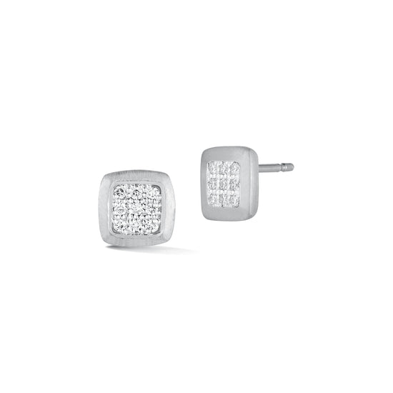 Square Pavé Studs