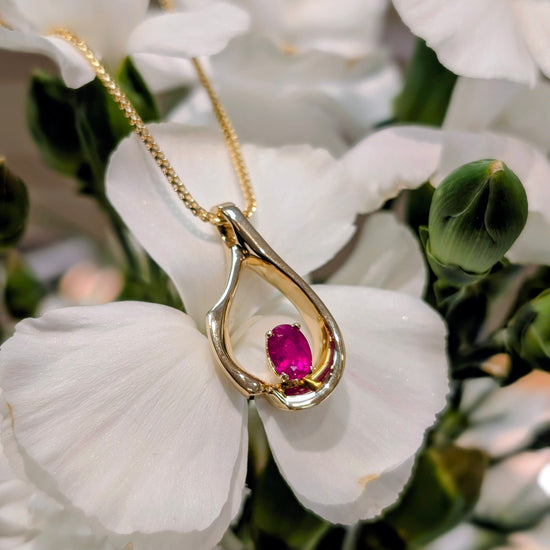 Legacy Loop Pendant with Ruby
