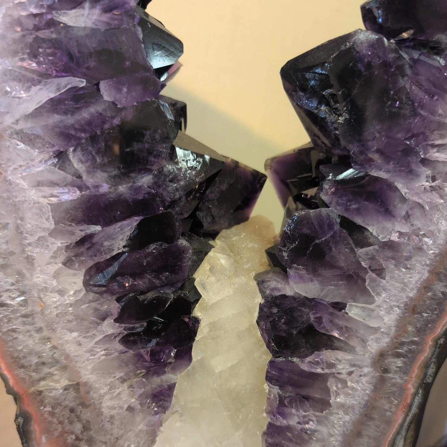 Tall Amethyst Geode on stand