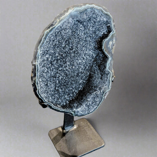 Load image into Gallery viewer, Smoky Glitz Druzy

