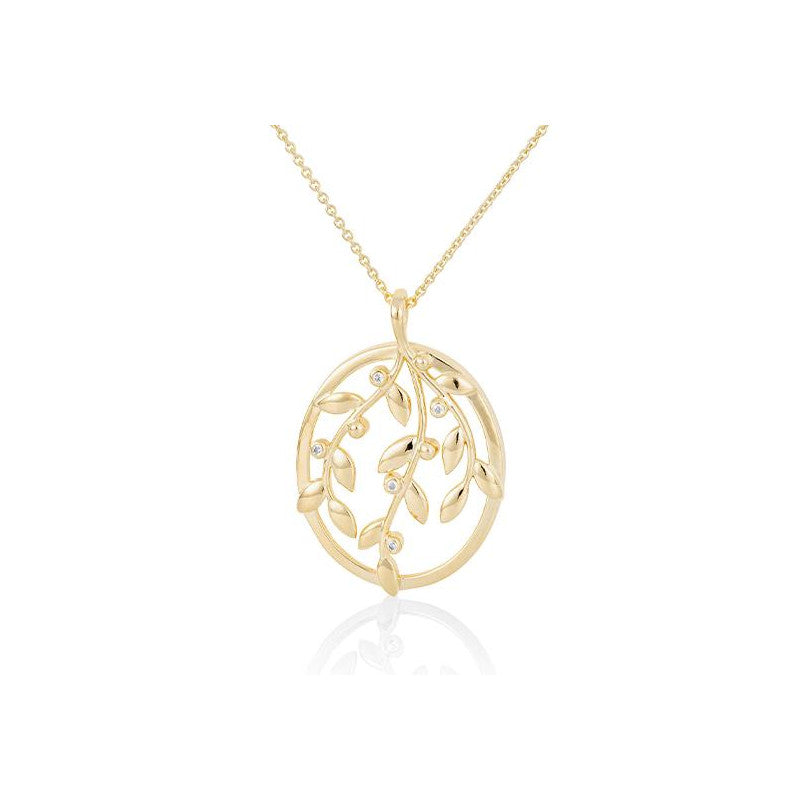 Diamond Vine Pendant