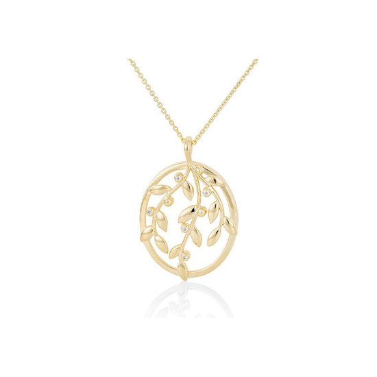 Diamond Vine Pendant