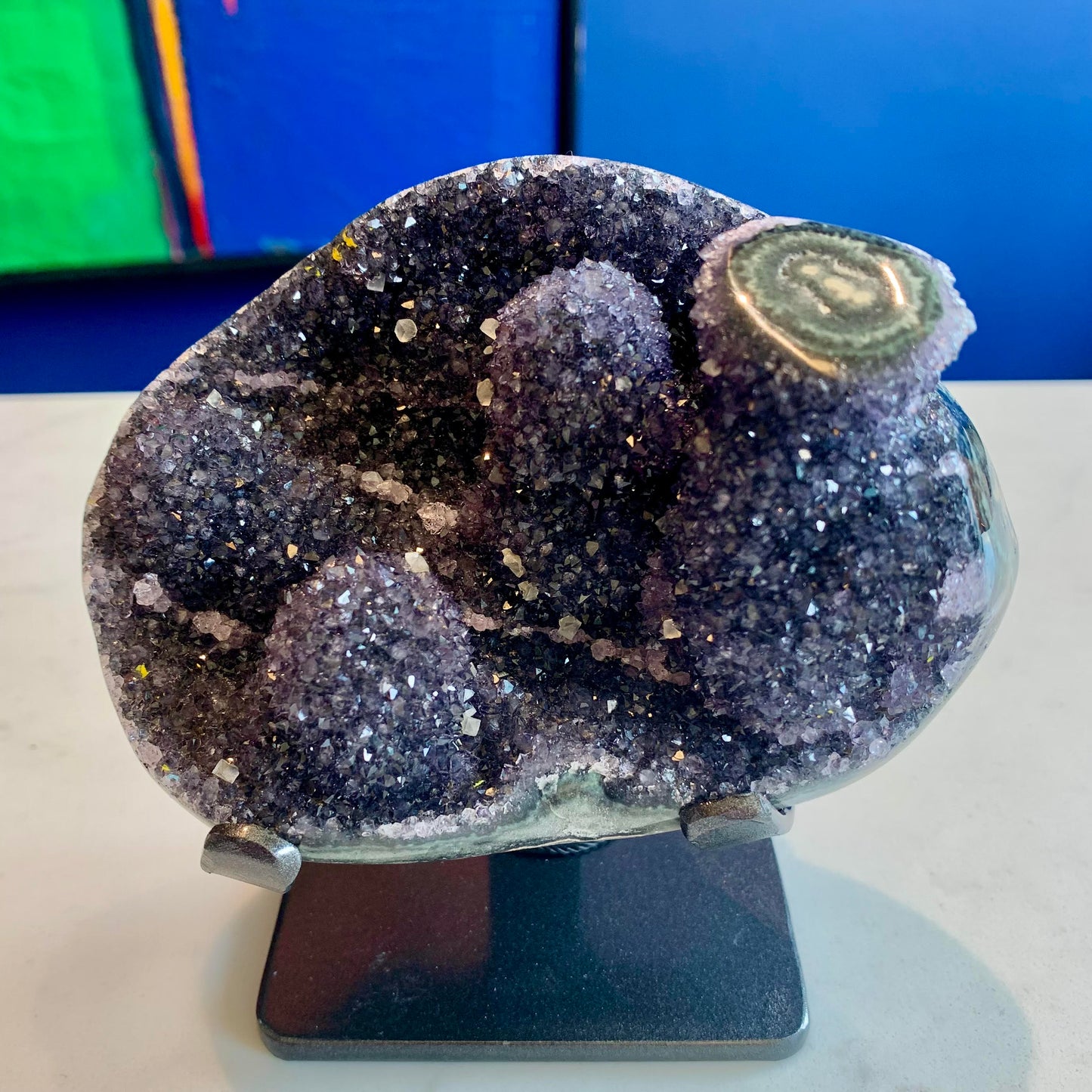 Stalagmite Quartz Geode