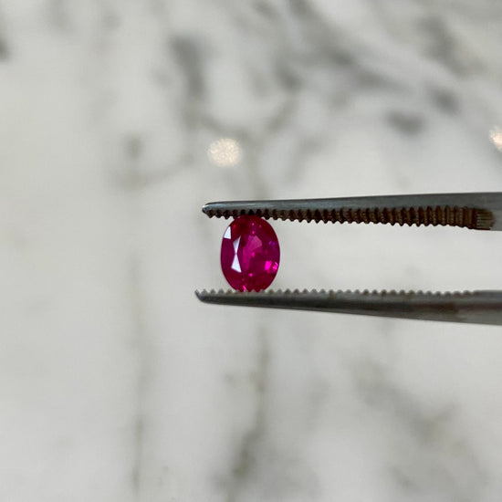 Ruby Oval 0.79cts, 1.02cts
