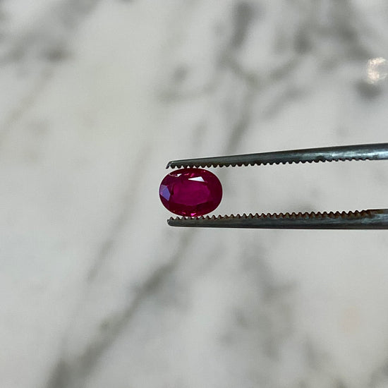 Ruby Oval 0.79cts, 1.02cts