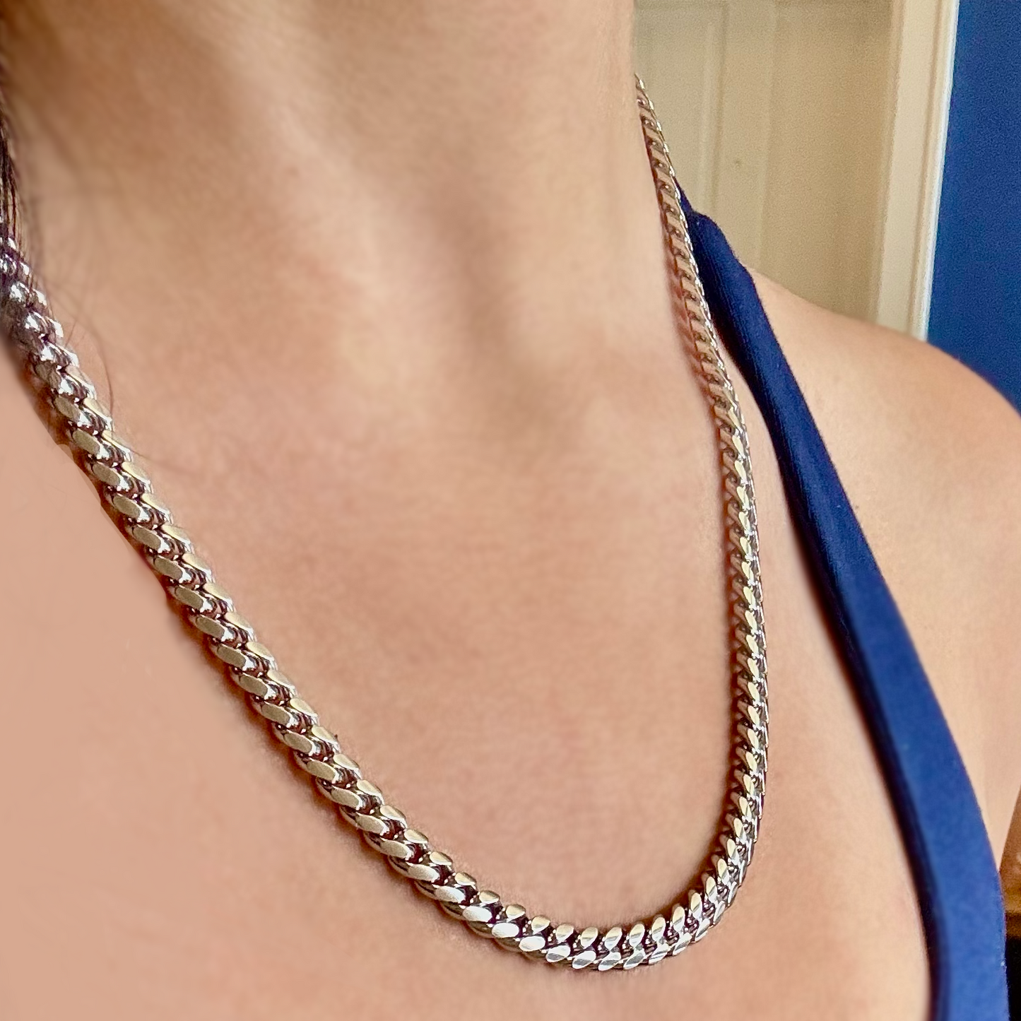 Domed Curb Link Chain