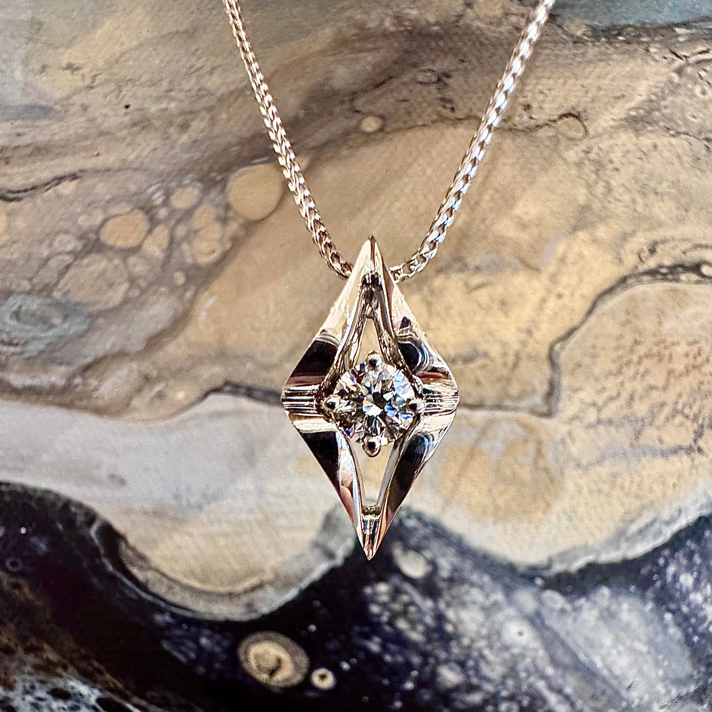 Kite Diamond Pendant