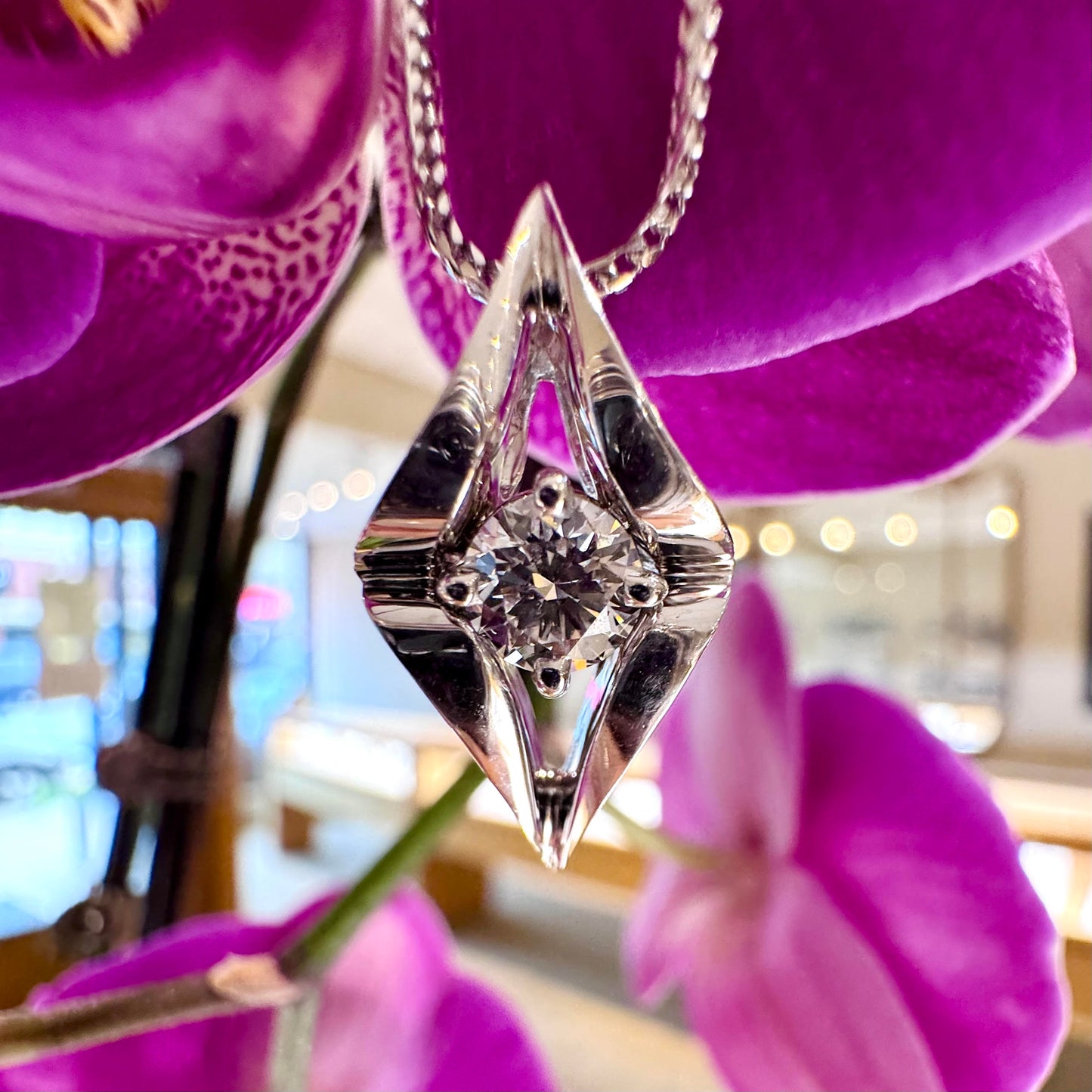 Kite Diamond Pendant
